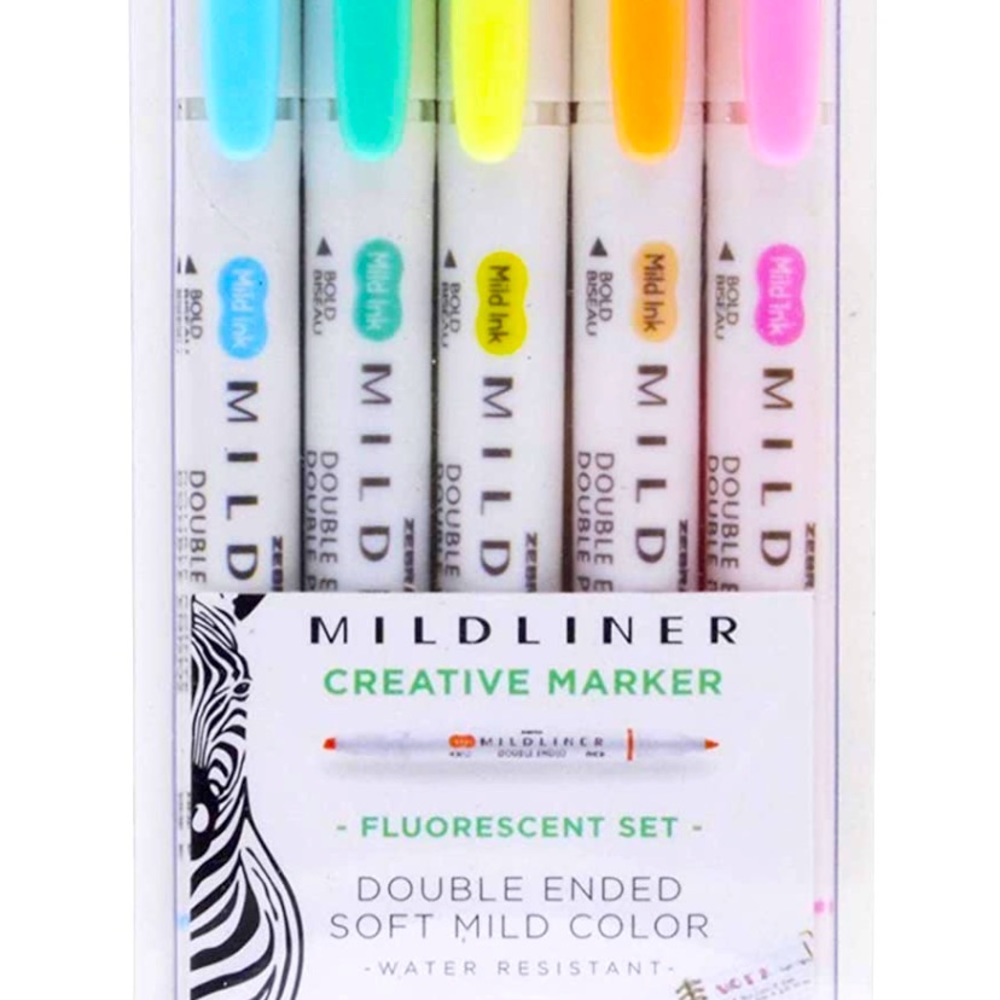 Zebra Mildliner Highlighters